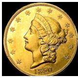 1850-O $20 Gold Double Eagle