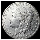 1884-S Silver Morgan Dollar NEARLY UNCIRCULATED