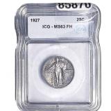 1927 Standing Liberty Quarter ICG MS63 FH