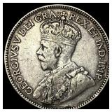 1929 Canada Silver 25 Cents UNCIRCULATED