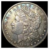 1892-S Silver Morgan Dollar NEARLY UNCIRCULATED