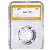 1899 Seated Liberty Quarter PGA PR65