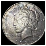1934-D Silver Peace Dollar CLOSELY UNCIRCULATED