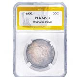 1952 Washington Carver Half Dollar PGA MS67