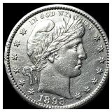 1898-S Silver Barber Quarter UNCIRCULATED