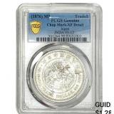 1876 Japan Silver Trade Dollar PCGS XFDetails Chop