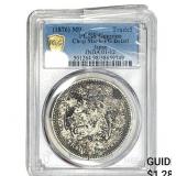 1876 Japan Silver Trade Dollar PCGS VGDetails Chop