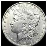 1881 Morgan Silver Dollar CLOSELY UNCIRCULATED