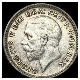 1926 Great Britian Silver 6 Pence UNCIRCULATED