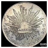 1888 Mexico Silver 8 Reales CLOSELY UNCIRCULATED