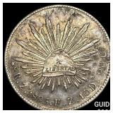1895 Mexico Silver 8 Reales CLOSELY UNCIRCULATED