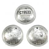 [3 Coins] 2023 Silver Cowboy Christmas Coins 1oz
