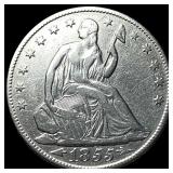 1855-O Silver Half Dollar (Seated Liberty) CHOICE