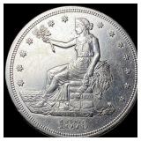 1876-S Silver Trade Dollar UNCIRCULATED