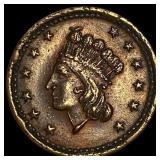 1864 Civil War Token - Union Forever NEARLY UNCIRC
