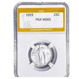 1929 Standing Liberty Quarter PGA MS65