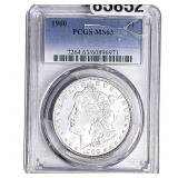 1900 Morgan Silver Dollar PCGS MMS63