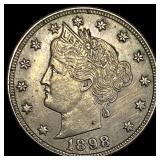 1898 Liberty Head Nickel CHOICE AU