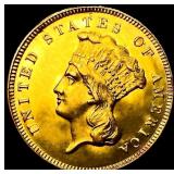 1874 $3 Gold Piece