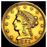 1851 $2.50 Gold Quarter Eagle