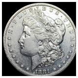 1881-S Silver Morgan Dollar CLOSELY UNCIRCULATED