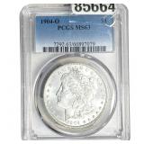1904-O Morgan Silver Dollar PCGS MS63