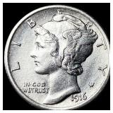 1916 Mercury Dime UNCIRCULATED