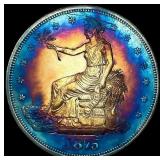 1875-CC Silver Trade Dollar