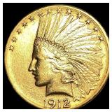 1912 Indian Head $10 Gold Eagle CHOICE AU