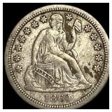 1860-S Silver Seated Liberty Dime LIGHTLY CIRCULAT