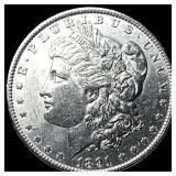 1891-CC Silver Morgan Dollar CHOICE AU