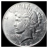 1922 Silver Peace Dollar CLOSELY UNCIRCULATED