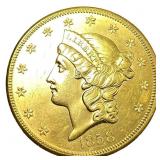 1858-S $20 Gold Double Eagle