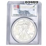 2011 Silver Eagle PCGS MS70