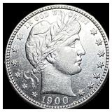 1900 Barber Silver Quarter UNCIRCULATED