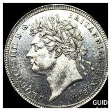 1825 Great Britain Silver Maundy 3 Pence GEM BU
