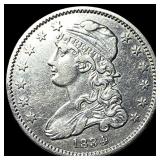 1834 Capped Bust Quarter CHOICE AU