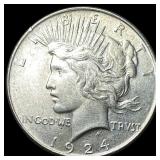 1924 Silver Peace Dollar UNCIRCULATED