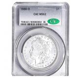 1888-O Morgan Silver Dollar CAC MS62
