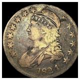 1824 Capped Bust Half Dollar NICELY CIRCULATED