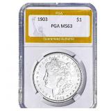 1903 Morgan Silver Dollar PGA MS63