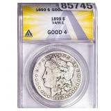 1899 Morgan Silver Dollar ANACS G4 VAM-1