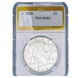 1928 Morgan Silver Dollar PGA MS62