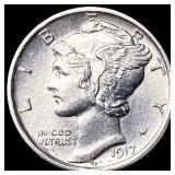 1917-S Silver Mercury Dime UNCIRCULATED