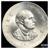 1966 Ireland Silver 10 Shillings CHOICE AU