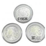 [3 Coins] Silver Buffalo 1oz Coin