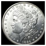 1884-S Silver Morgan Dollar GEM BU