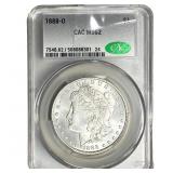 1888-O Morgan Silver Dollar CAC MS62