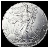 2000 1 oz Silver American Eagle $1 GEM BU