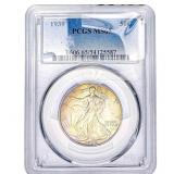 1939 Walking Liberty Half Dollar PCGS MS65